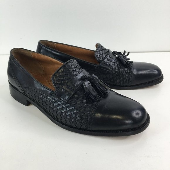 Florsheim Other - Florsheim Toe Tassel Woven Loafers  Cap toe | Size 9.5 D